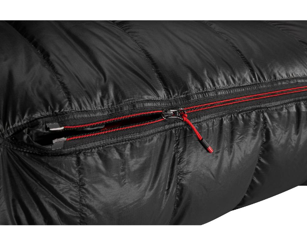Nordisk V.I.B. 600 Left zip Daune ( -6° C) | Black Preisnachlass
