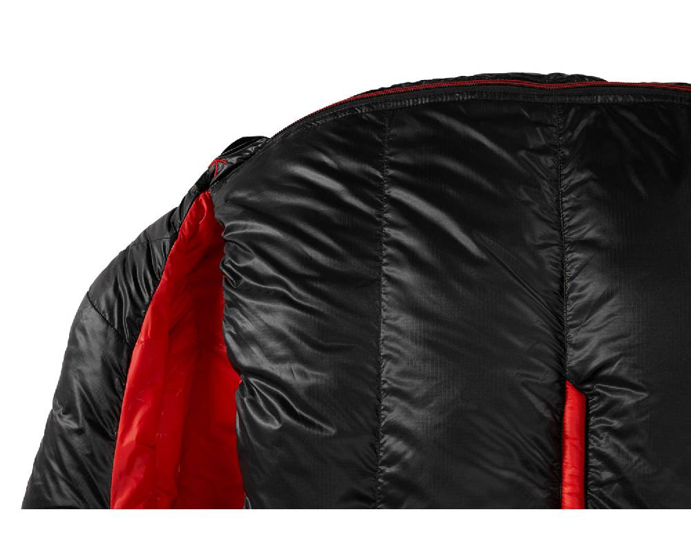 Nordisk V.I.B. 250 Left zip Daune (5° C) | Black Weihnachtsangebot