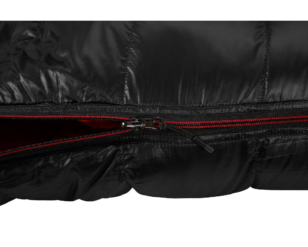 Nordisk V.I.B 250 Right zip Daune (5° C) | Black Osterangebot