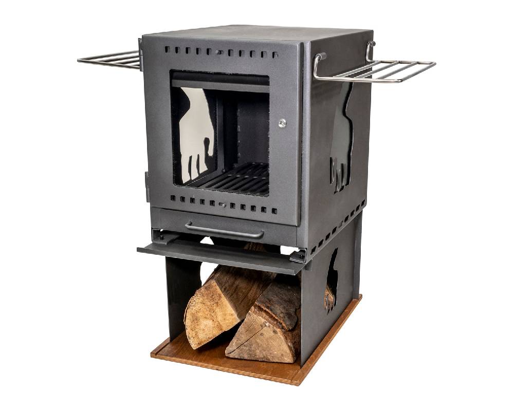 Nordisk Torden wood burner Black Räumungsverkauf