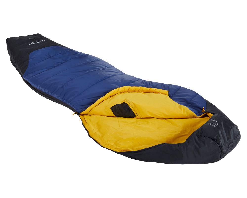 Nordisk Puk +10° Curve Kunstfaser True Navy/Mustard Yellow/Black 2025