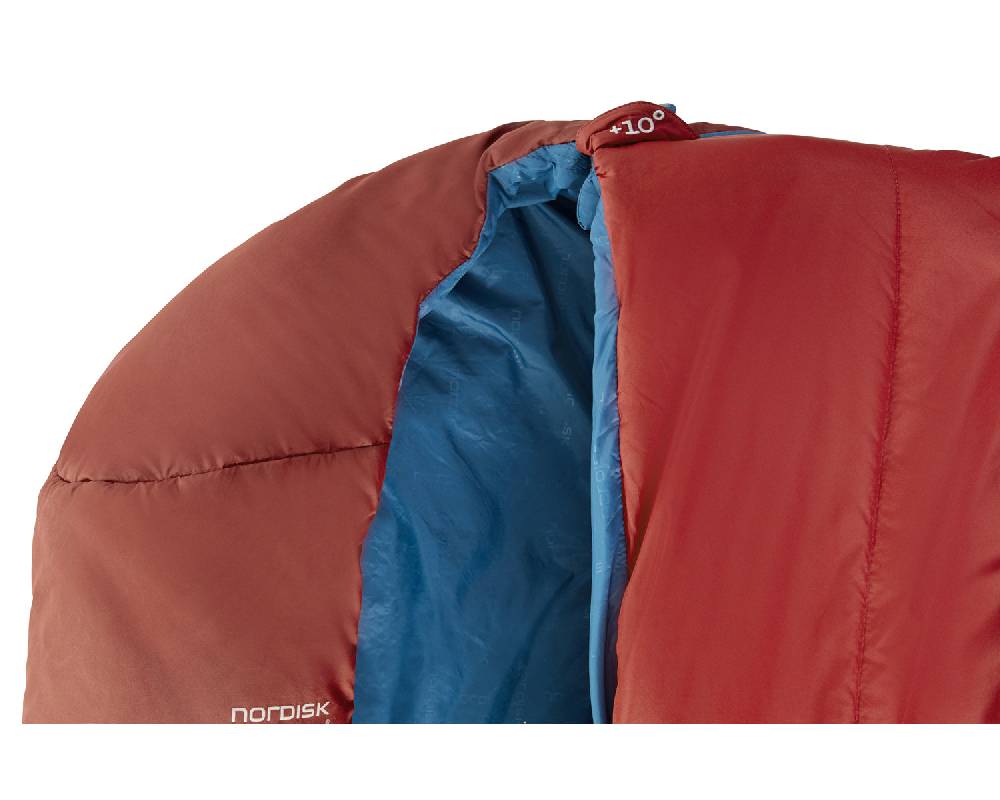 Nordisk Puk +10° Blanket Kunstfaser Sundried Tomato Online