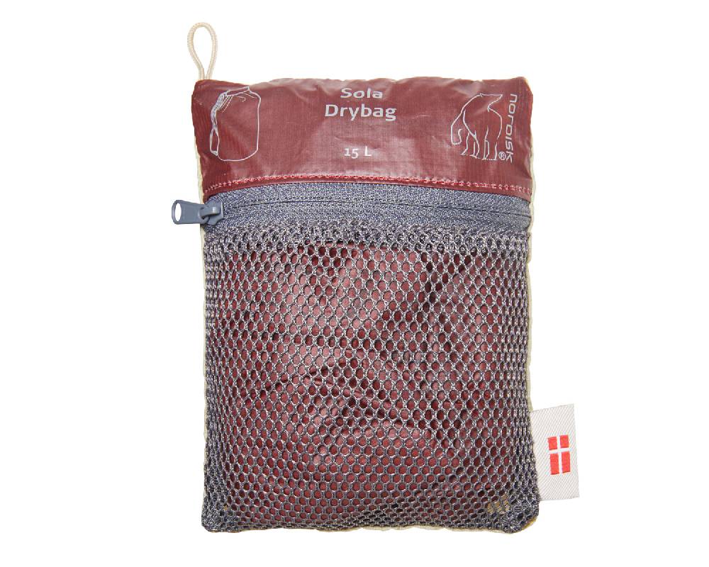 Nordisk Sola 15 drybag 15 L Burnt Red Kostenloser Versand