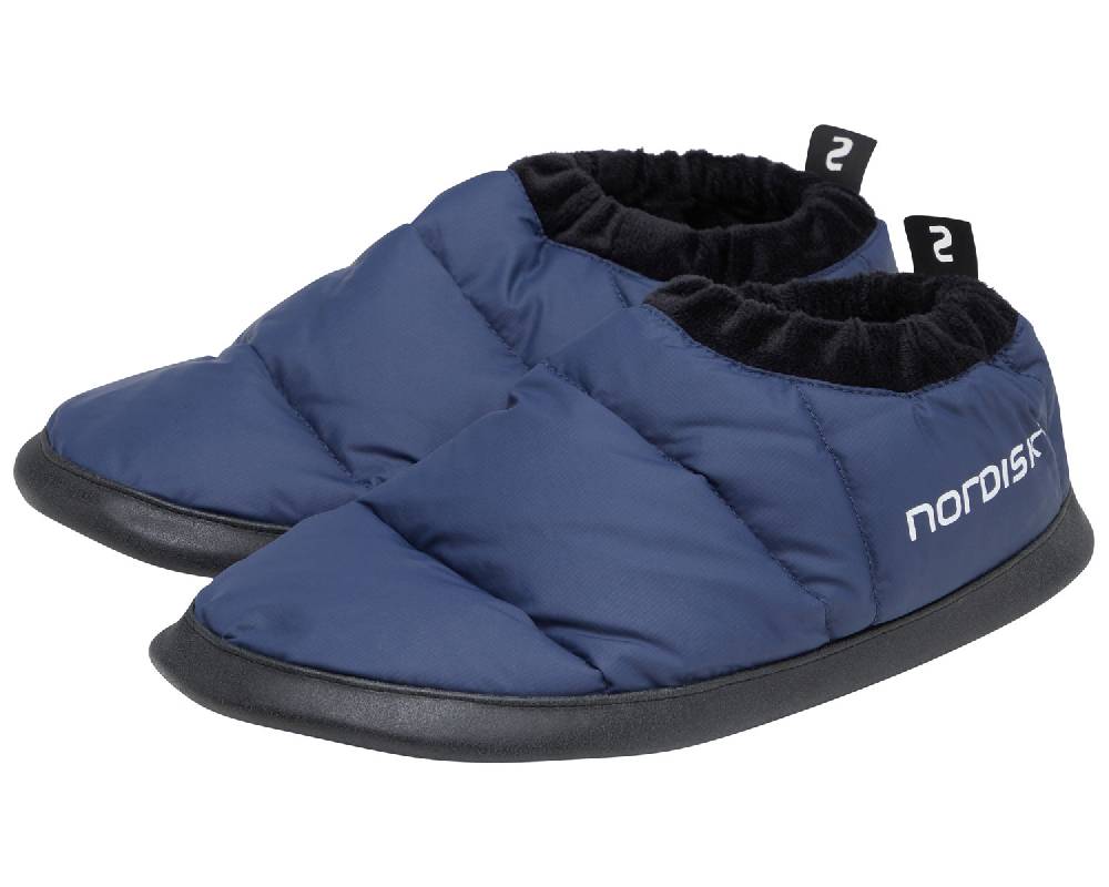 Nordisk Mos down slippers Dress Blue Exklusivangebot