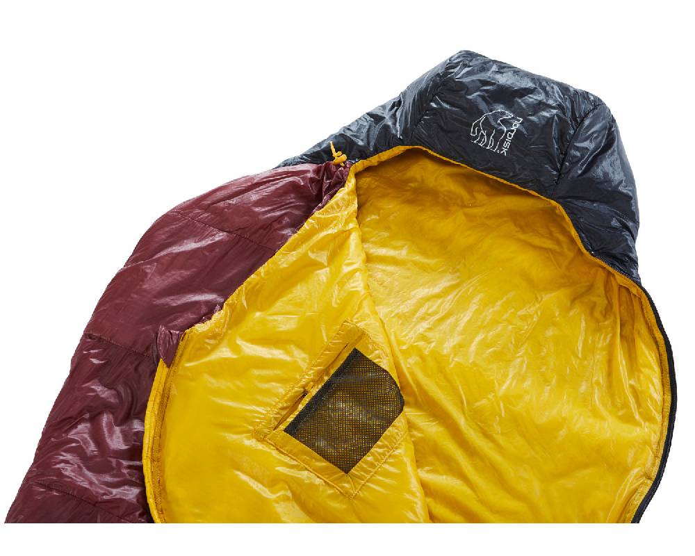 Nordisk Oscar +10° Curve | Kunstfaser Rio Red/ Mustard Yellow/ Black Räumungsverkauf