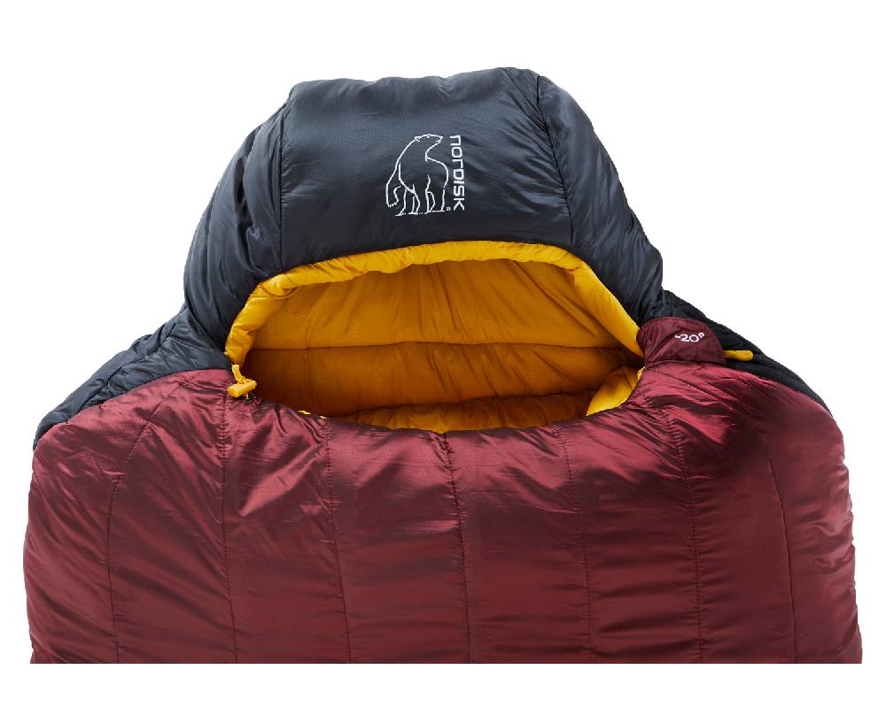 Nordisk Oscar -20° Mummy| Kunstfaser Rio Red/ Mustard Yellow/ Black Tägliche Deals