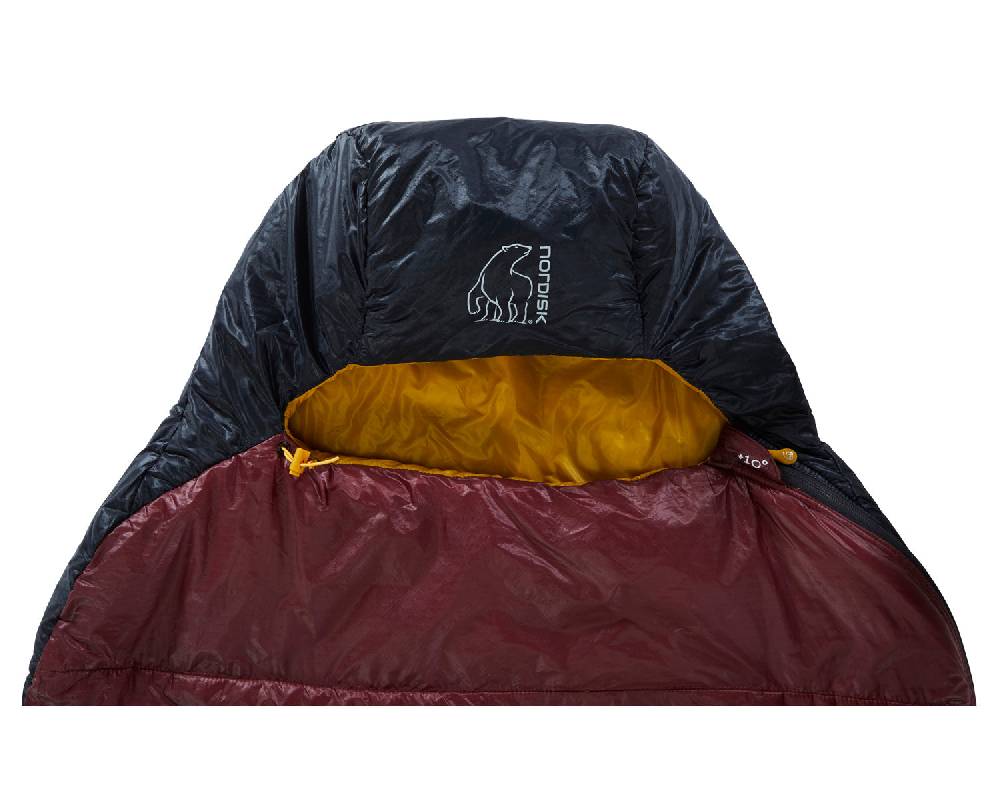 Nordisk Oscar +10° Mummy | Kunstfaser Rio Red/ Mustard Yellow/ Black Riesige Ersparnisse