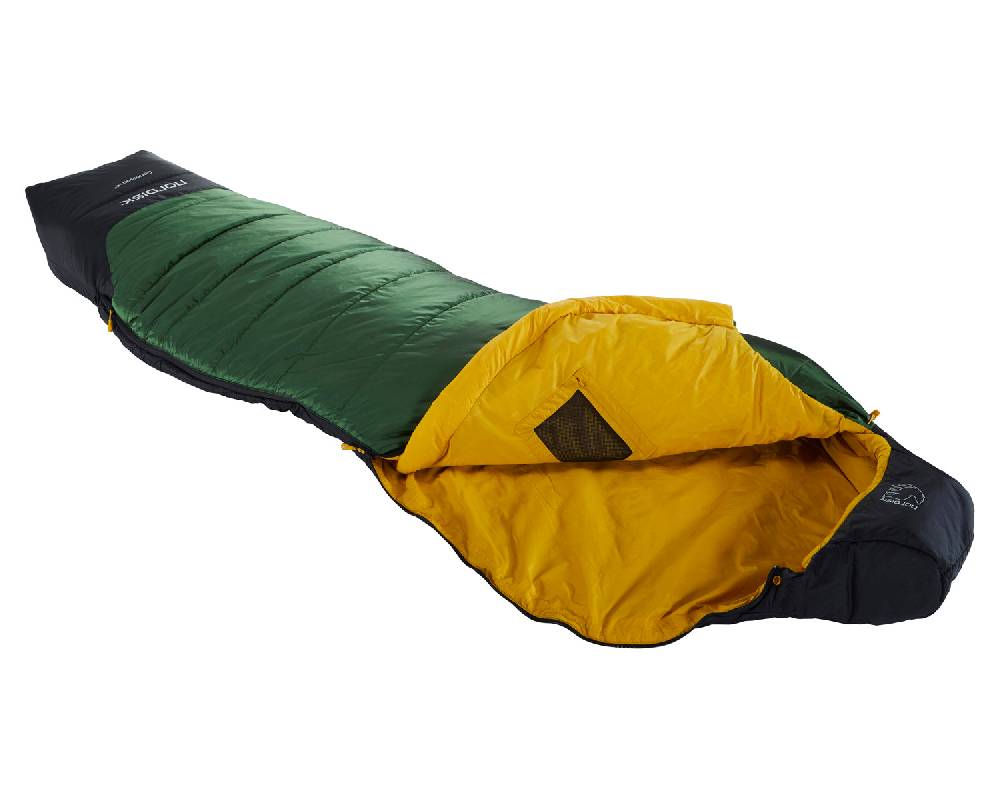 Nordisk Gormsson +4° Curve | Kunstfaser Artichoke Green/Mustard Yellow/Black Letzter Tag