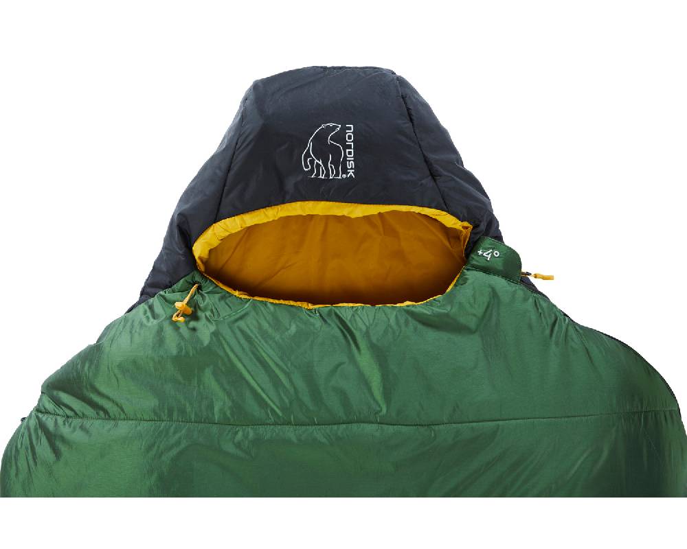 Nordisk Gormsson +4° Curve | Kunstfaser Artichoke Green/Mustard Yellow/Black Letzter Tag