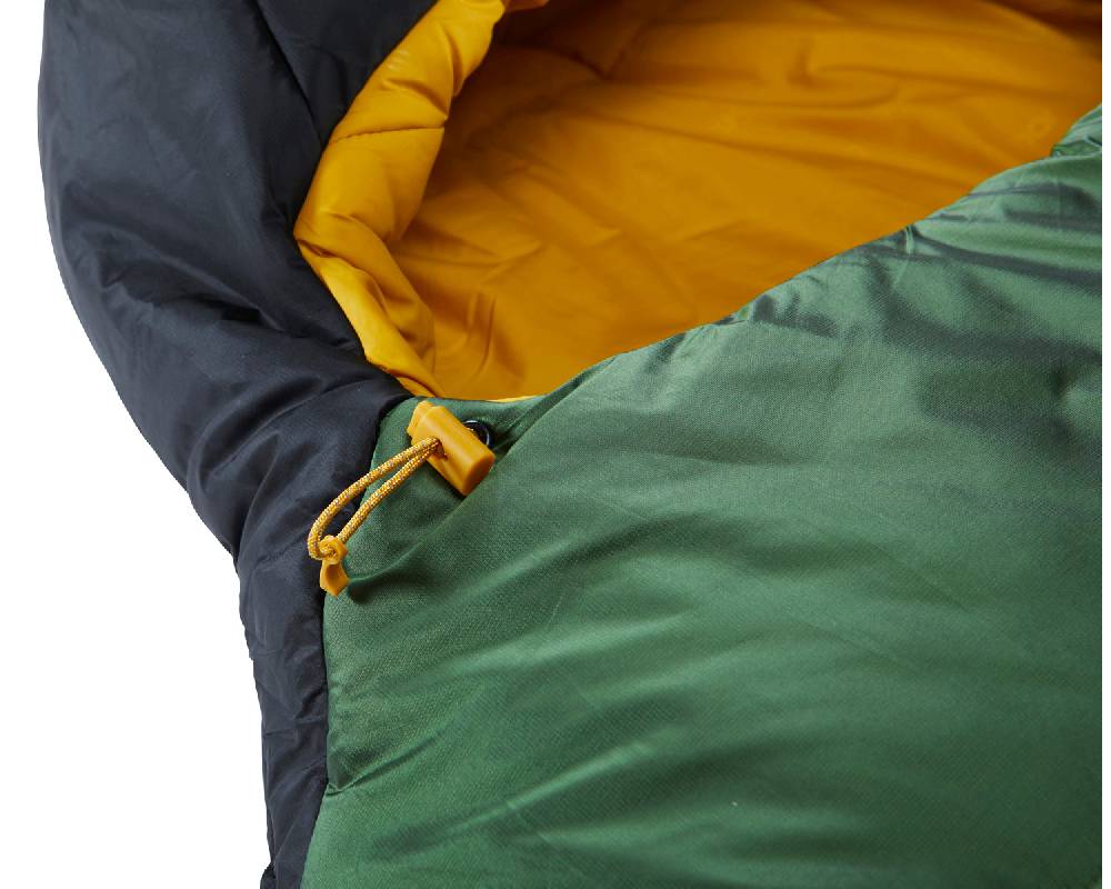 Nordisk Gormsson +4° Curve | Kunstfaser Artichoke Green/Mustard Yellow/Black Letzter Tag