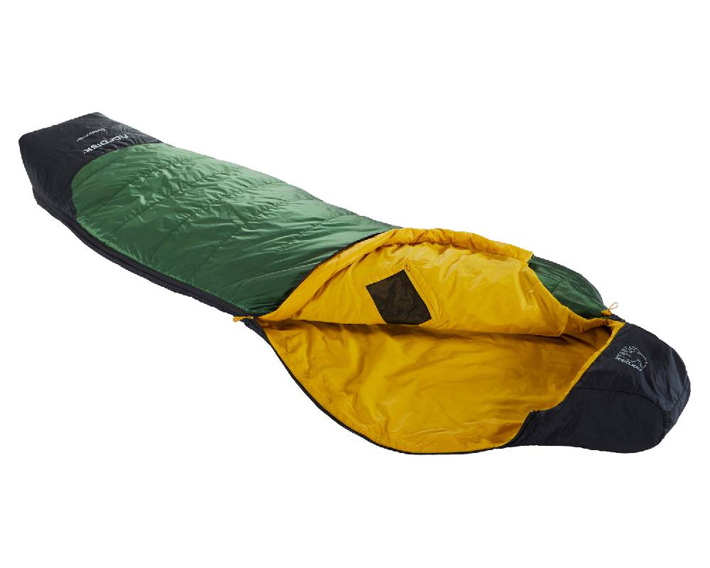 Nordisk Gormsson +10° Curve| Kunstfaser Artichoke Green/Mustard Yellow/Black Zeitbegrenzte Promotion