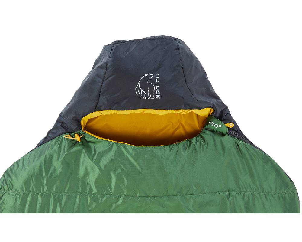 Nordisk Gormsson +10° Curve| Kunstfaser Artichoke Green/Mustard Yellow/Black Zeitbegrenzte Promotion