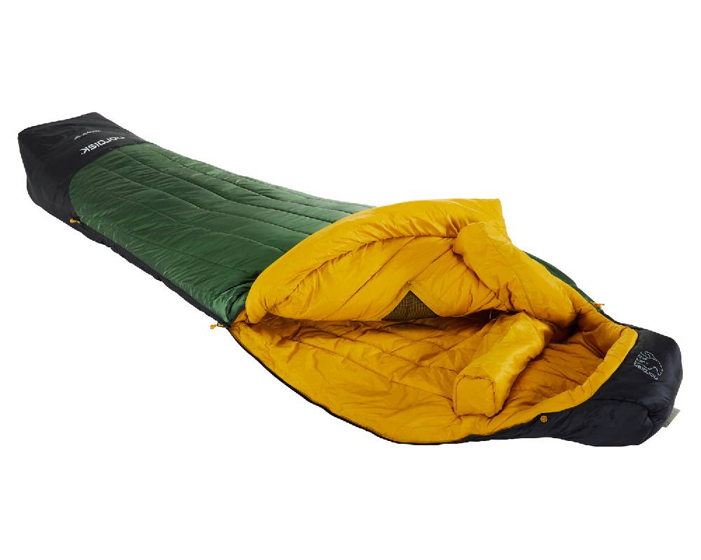 Nordisk Gormsson -20° Mummy| Kunstfaser Artichoke Green/Mustard Yellow/Black Bis zu 50% Rabatt