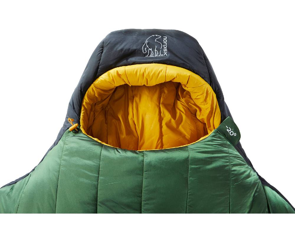 Nordisk Gormsson -20° Mummy| Kunstfaser Artichoke Green/Mustard Yellow/Black Bis zu 50% Rabatt