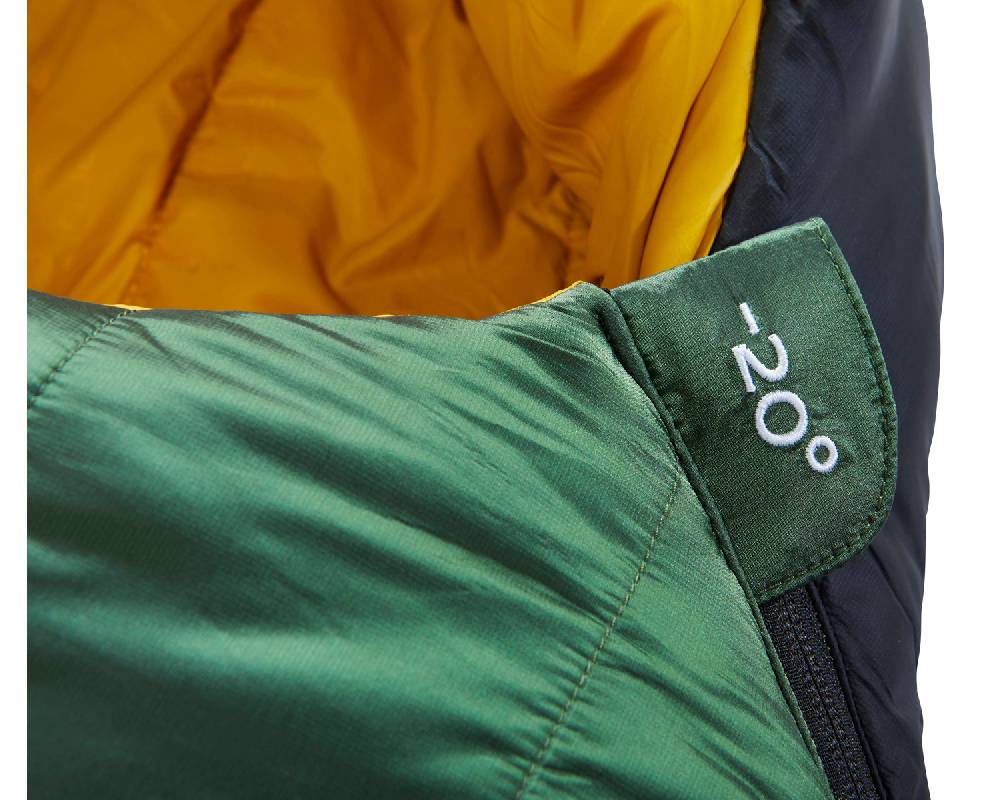 Nordisk Gormsson -20° Mummy| Kunstfaser Artichoke Green/Mustard Yellow/Black Bis zu 50% Rabatt