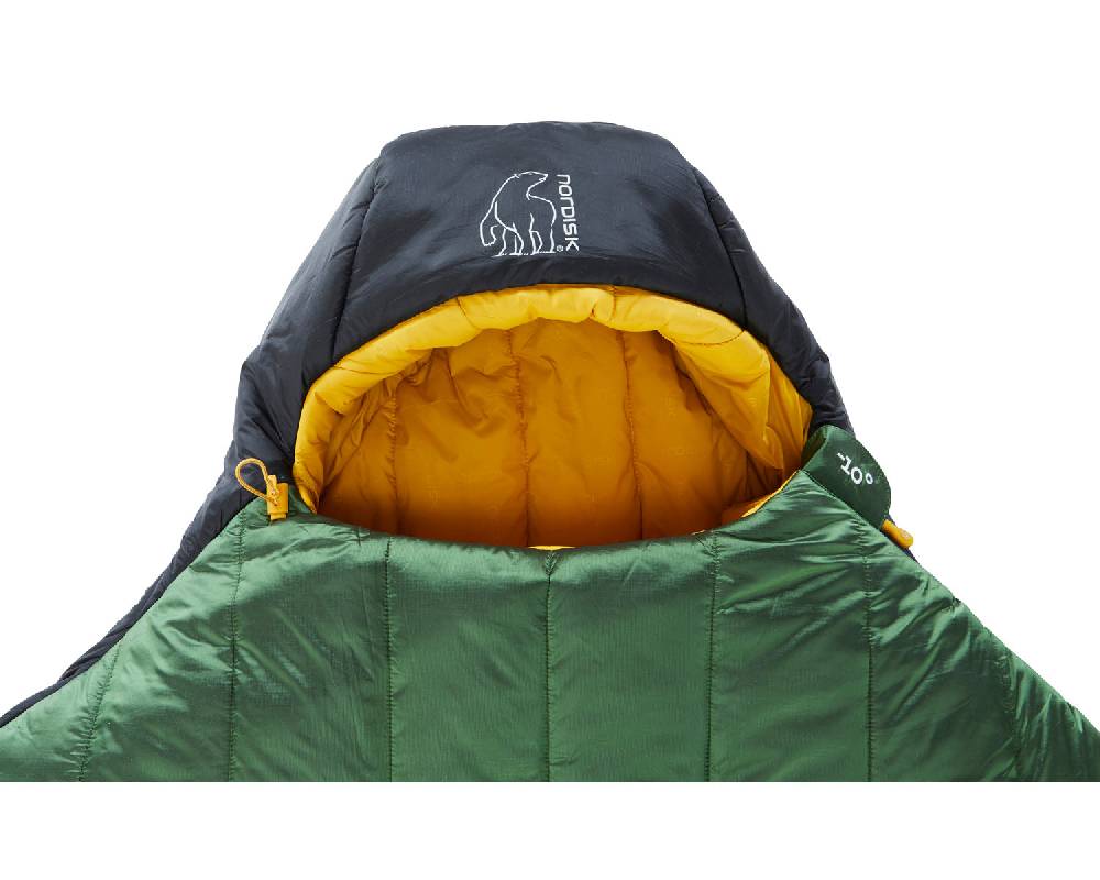Nordisk Gormsson -10° Mummy| Kunstfaser Artichoke Green/Mustard Yellow/Black Bis zu 60% Rabatt