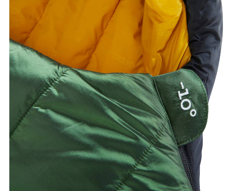 Nordisk Gormsson -10° Mummy| Kunstfaser Artichoke Green/Mustard Yellow/Black Bis zu 60% Rabatt
