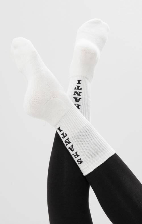 Ognx Yoga Sportsocken Shanti Shanti Bio Baumwolle Ava - weiß Bis zu 50% Rabatt