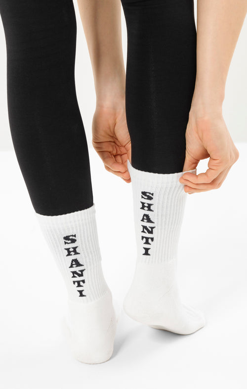 Ognx Yoga Sportsocken Shanti Shanti Bio Baumwolle Ava - weiß Bis zu 50% Rabatt