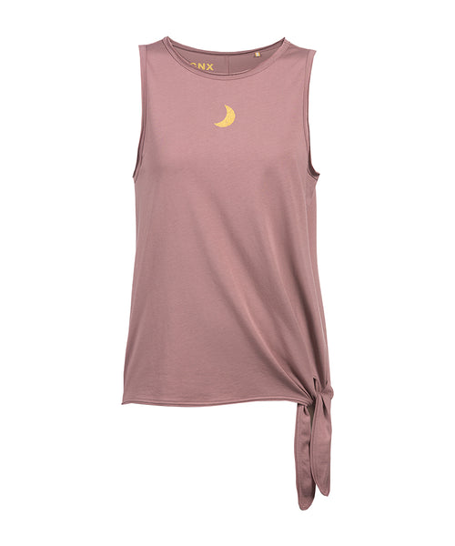 Ognx Yoga Knoten Tank Moon Bio Baumwolle Tencel™ Tari - rosa Bis zu 65% Rabatt