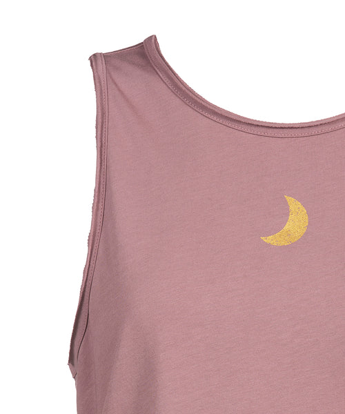 Ognx Yoga Knoten Tank Moon Bio Baumwolle Tencel™ Tari - rosa Bis zu 65% Rabatt