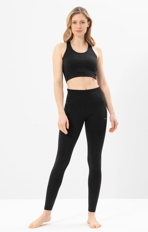 Ognx Yoga Basic Leggings Tencel™ Bio Baumwolle Luna - schwarz Nur für heute
