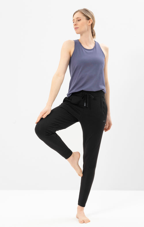 Ognx Yoga Basic Harem Pants Bio Baumwolle Hanna - schwarz Sonderangebot der Fabrik