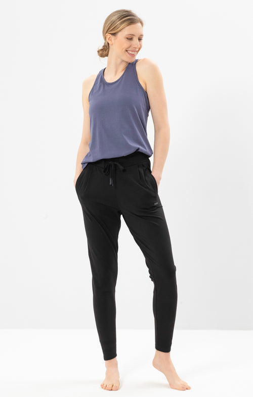 Ognx Yoga Basic Harem Pants Bio Baumwolle Hanna - schwarz Sonderangebot der Fabrik