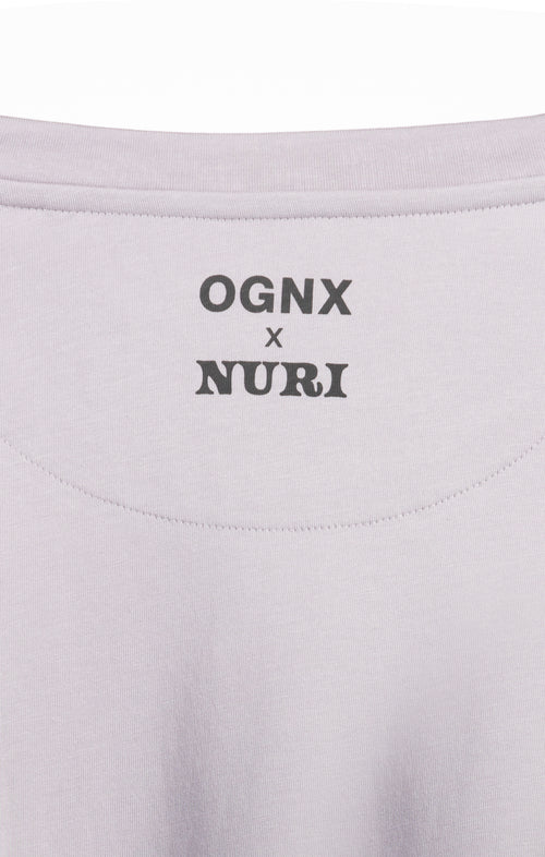 Ognx Yoga Boxy T-Shirt You Are The Magic by Nuri Rodríguez Bio Baumwolle Tencel™ Sora - lila Kostenloser Versand international