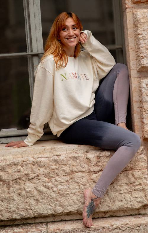 Ognx Yoga Soft Leggings Ombré Bio Baumwolle Luna - grau Fabrikladen