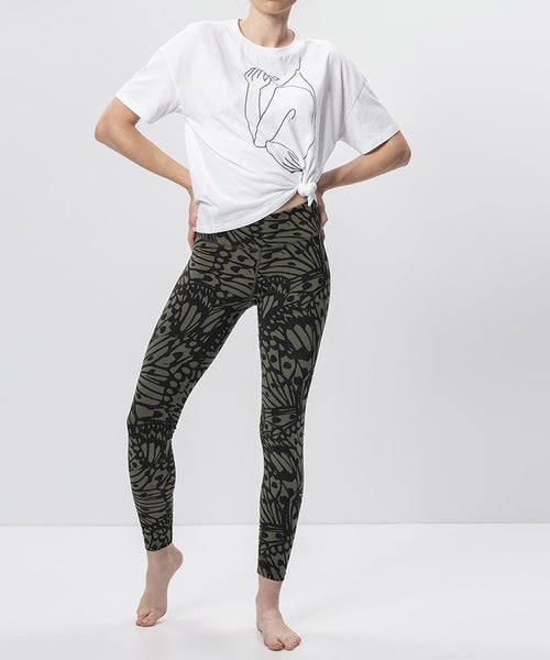 Ognx Leggings Butterfly Bio Baumwolle - grün Speichern exportieren