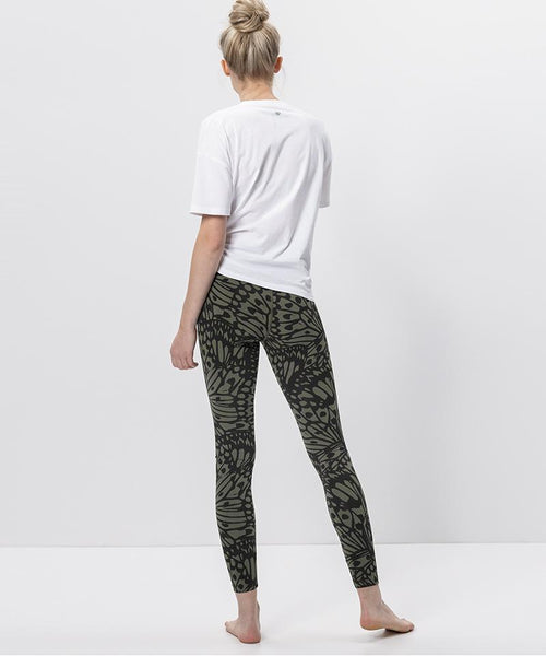 Ognx Leggings Butterfly Bio Baumwolle - grün Speichern exportieren