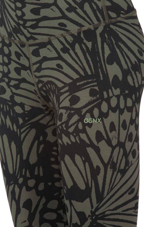 Ognx Leggings Butterfly Bio Baumwolle - grün Speichern exportieren