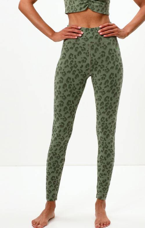 Ognx Sommer Leggings Leo Tencel™ Bio Baumwolle - grün Black Friday Preise
