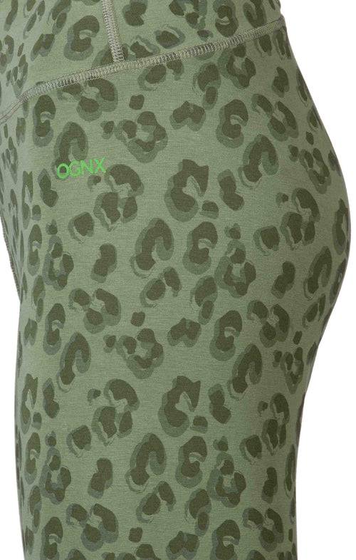 Ognx Sommer Leggings Leo Tencel™ Bio Baumwolle - grün Black Friday Preise