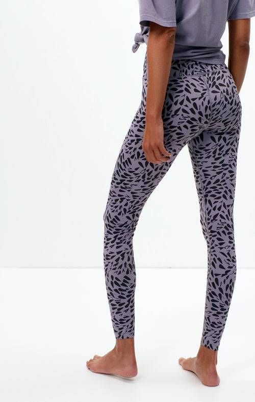 Ognx Leggings Leaf Polyamid ♻️ - lila zollfrei