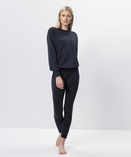 Ognx Leggings Leo Bio Baumwolle - blau 50% Rabatt für begrenzte Zeit