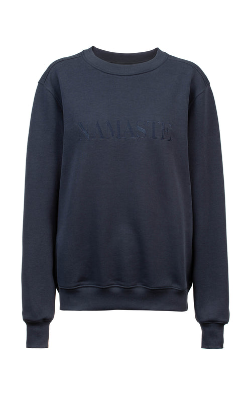 Ognx Sweater Namaste Bio Baumwolle - blau Rabatte dieses Monats