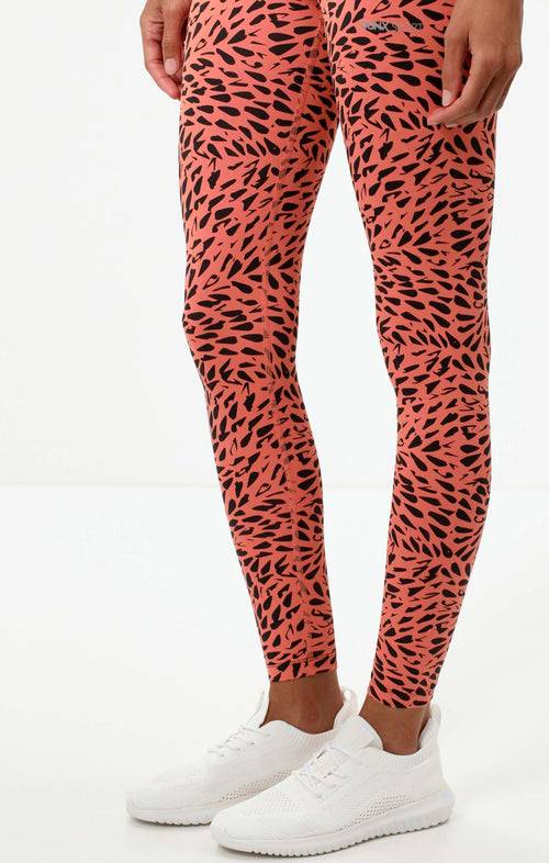 Ognx Leggings Leaf Polyamid ♻️ - orange Outlet