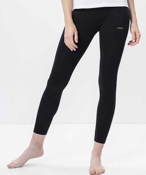 Ognx Basic Leggings Tencel™ Bio Baumwolle - schwarz Auslauf