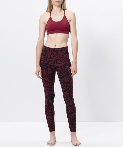Ognx Leggings Butterfly Bio Baumwolle - rot Hotsell