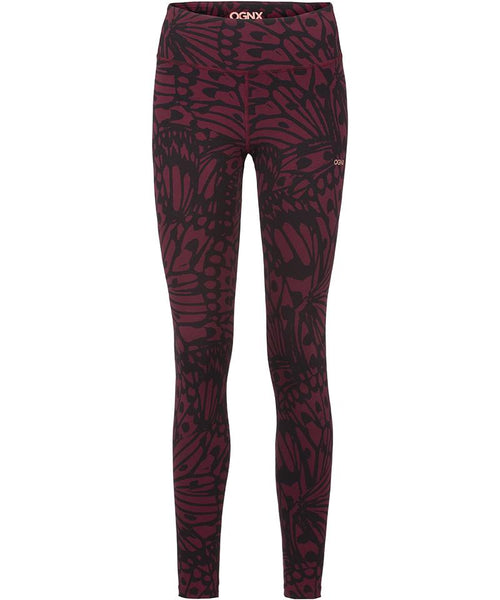Ognx Leggings Butterfly Bio Baumwolle - rot Hotsell