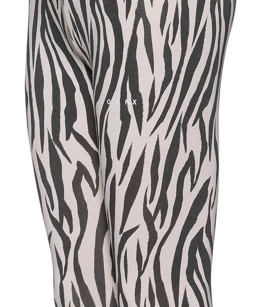 Ognx Leggings Zebra Tencel™ Bio Baumwolle - weiss Schlussverkauf