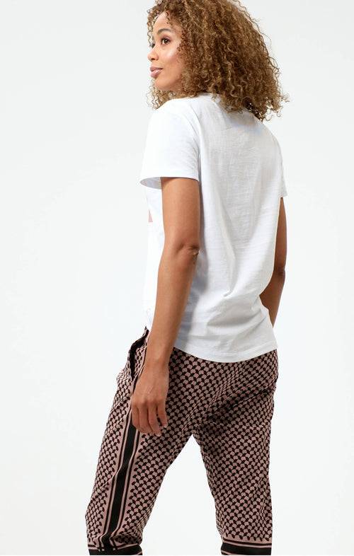 Ognx Harem Pants Keffiah Bio Baumwolle - rosa Kostenloser Versand