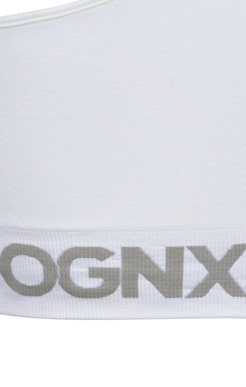 Ognx Sport Bra Crossback - Mittlerer Halt - weiss Limitierter Zeitrabatt