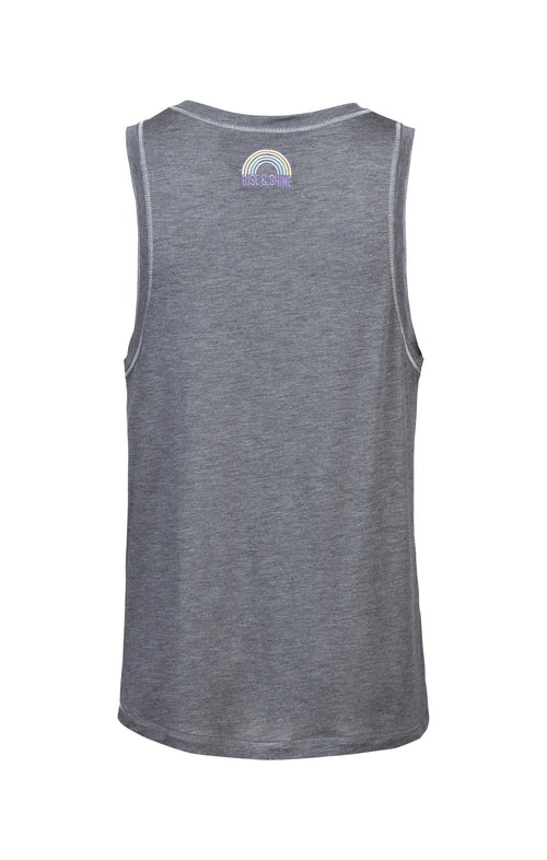 Ognx Basic Athletic Tank Rainbow Tencel™ - dunkelgrau melange Fabrik Onlineshop