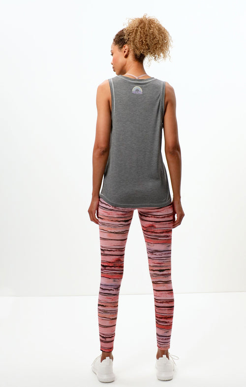 Ognx Basic Athletic Tank Rainbow Tencel™ - dunkelgrau melange Fabrik Onlineshop