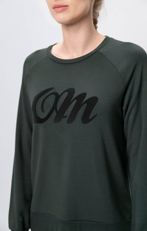 Ognx Lounge Sweater OM Tencel™ - grün Rabatt