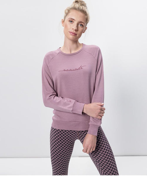 Ognx Lounge Sweater Namaste Tencel™ - rosa Günstig kaufen