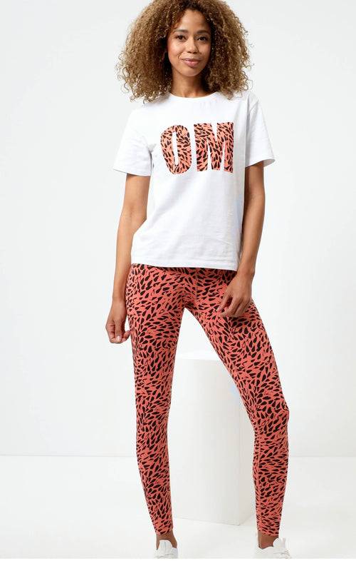 Ognx Loose T-Shirt OM Bio Baumwolle - orange Preisnachlass